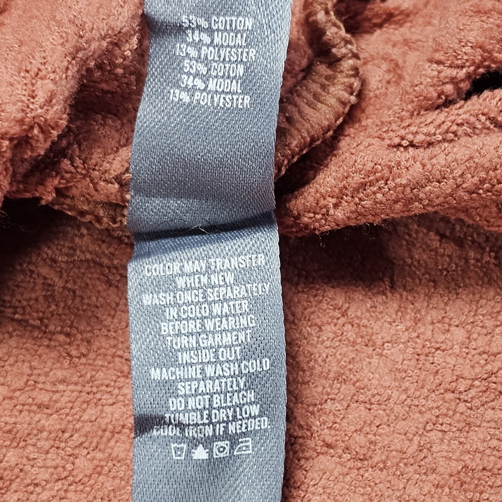 Aerie Women's Orange Sweatshirt Long Sleeve Crew Neck Pullover Sz XL - Picture 8 of 14
